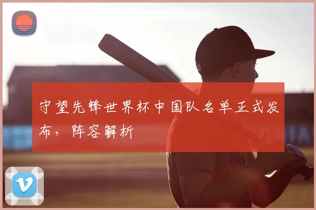 守望先锋世界杯中国队名单正式发布，阵容解析