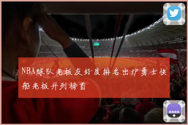 NBA球队老板友好度排名出炉勇士快船老板并列榜首