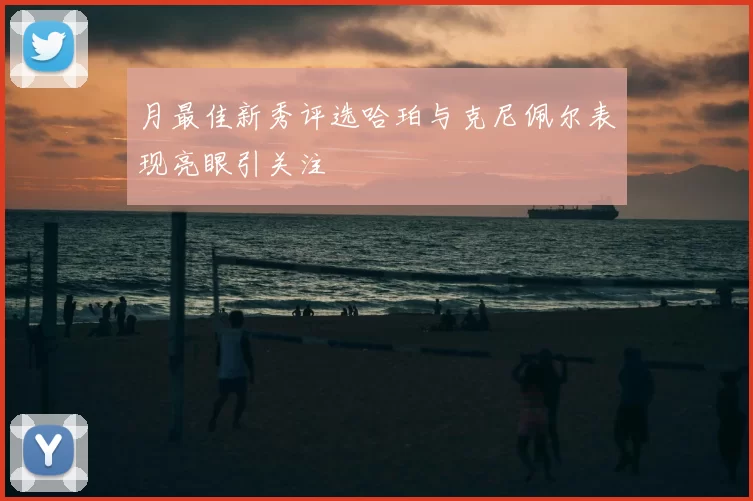 月最佳新秀评选哈珀与克尼佩尔表现亮眼引关注
